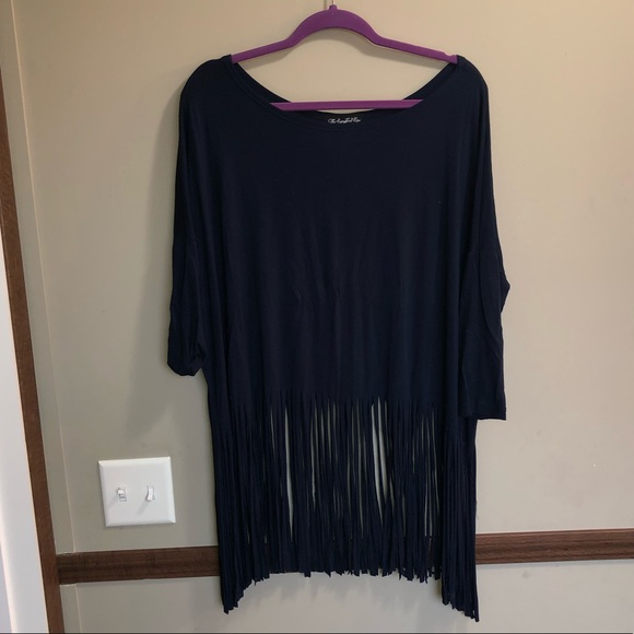 Off the shoulder top with fringe - Picture 3 of 3